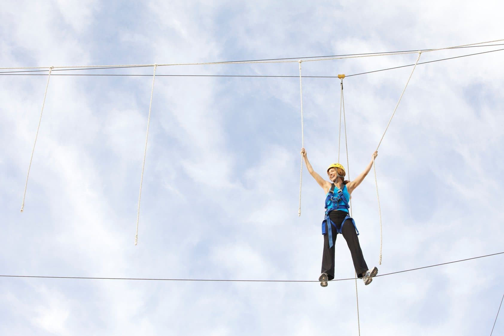Women on tightrope