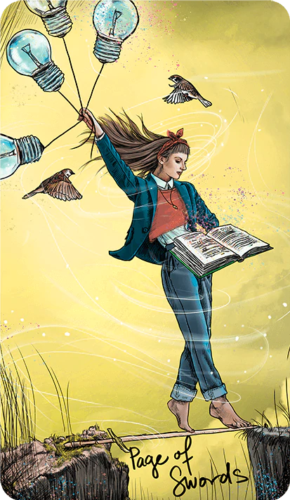 Page of swords tarot card